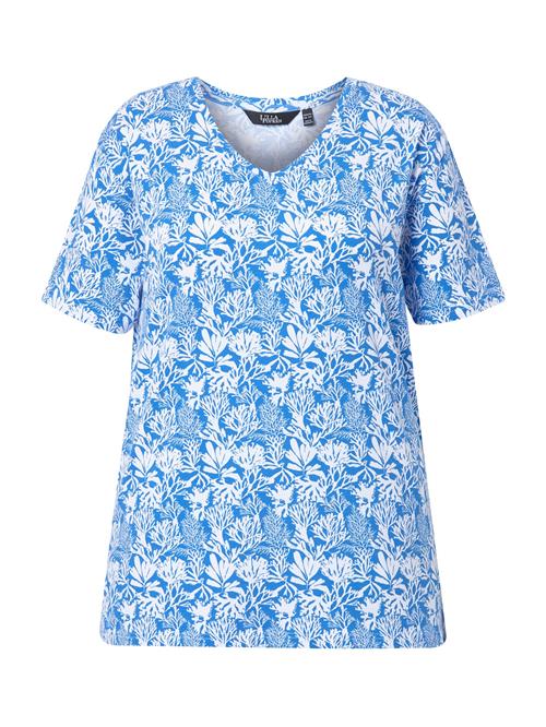 Ulla Popken Shirts  blå / hvid