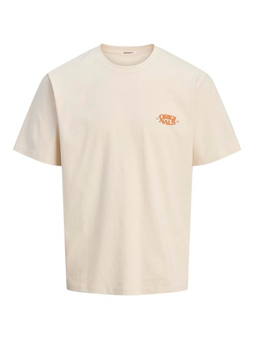 JACK & JONES Bluser & t-shirts  ecru / mørkeorange