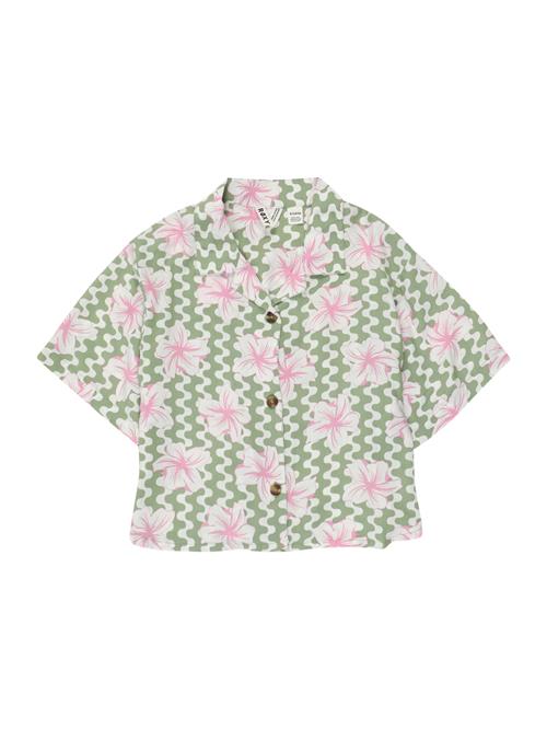 ROXY Funktionsskjorte 'Salty Sun'  lysegrøn / lys pink / hvid