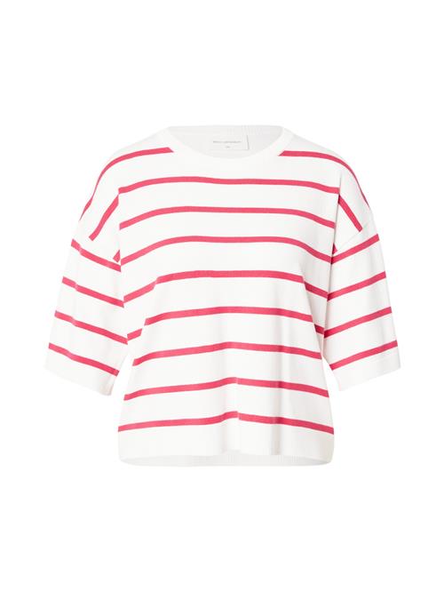MSCH COPENHAGEN Pullover 'Geanine Rachelle'  pink / hvid