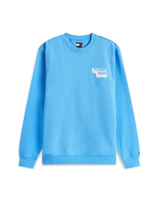 Tommy Jeans Sweatshirt  himmelblå / hvid