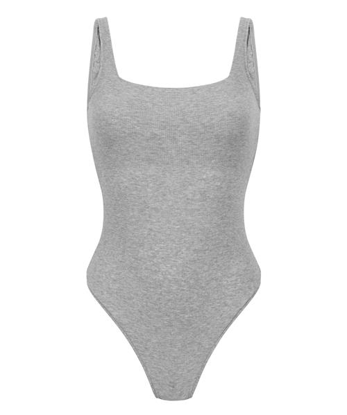 Hunkemöller Body  grå-meleret