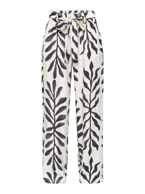 SISTERS POINT Bukser 'ELLA-43'  creme / sort