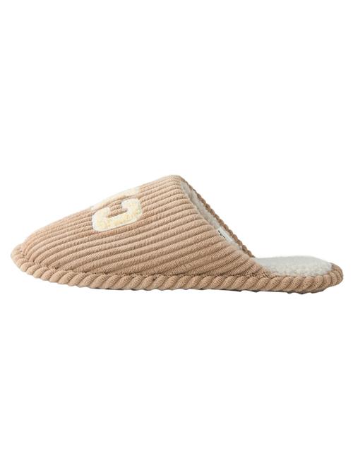 Next Hjemmesko 'Cord Slogan'  beige / camel
