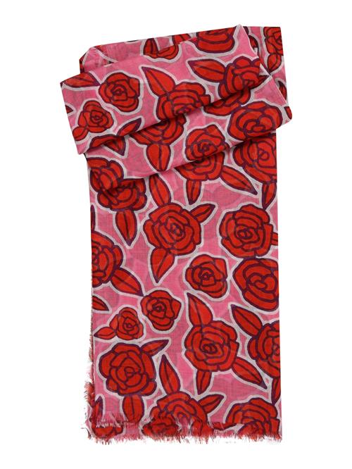 CODELLO Sjal  brombær / pink / rød / hvid