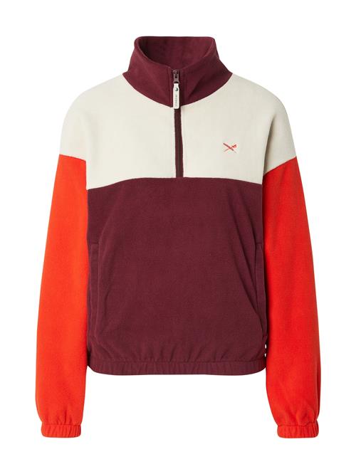 Iriedaily Pullover 'Cally'  hummer / bordeaux / offwhite