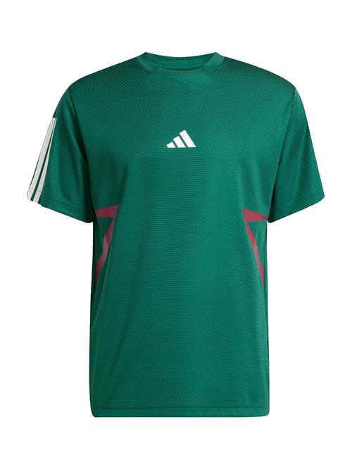 ADIDAS SPORTSWEAR Funktionsskjorte 'Tiro'  mørkegrøn / rød / hvid