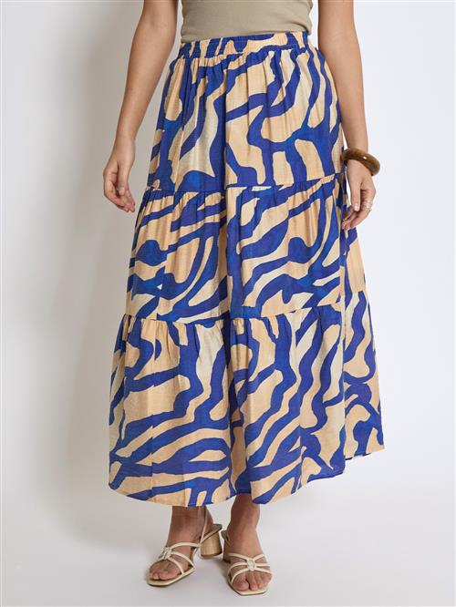 DESIRES Nederdel 'Lauren'  nude / ecru / ensian