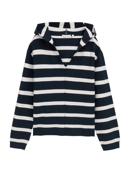 TOM TAILOR Pullover  navy / hvid