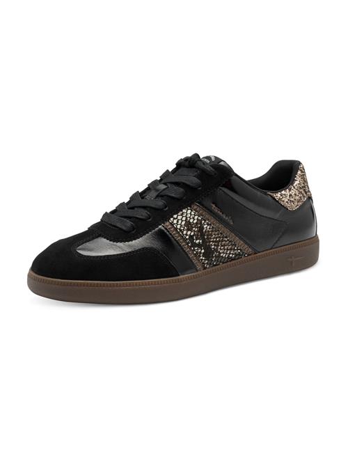 Tamaris Sneaker low  brun / guld / sort / hvid