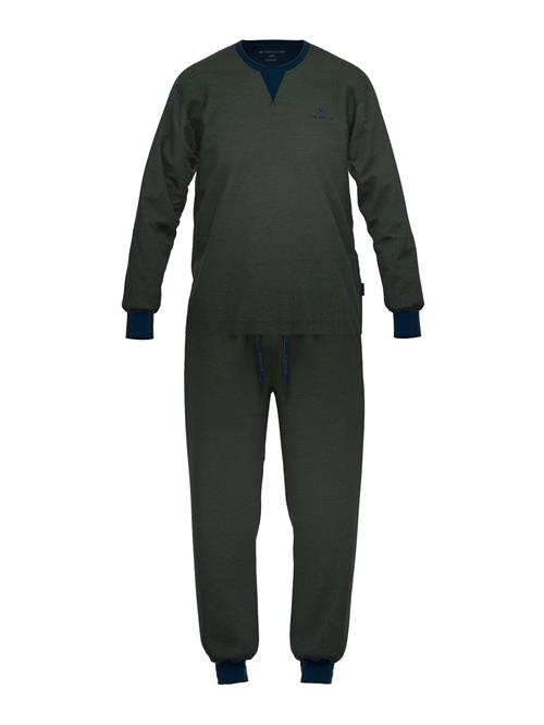 TOM TAILOR Pyjamas lang  navy / oliven