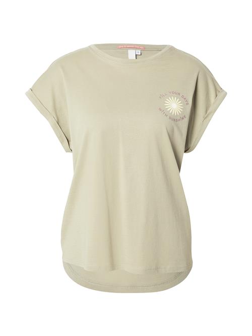 QS Shirts  pastelgul / pastelgrøn / lilla