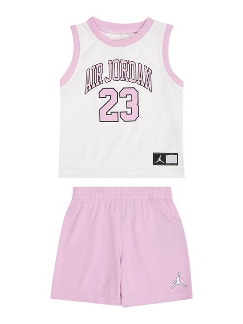 Jordan Træningsdragt  lyserød / sort / hvid