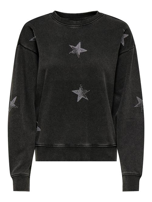 ONLY Sweatshirt 'ONLInda'  sort / sølv