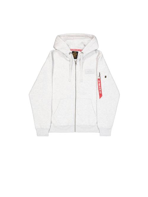 ALPHA INDUSTRIES Sweatjakke  sølvgrå / sort