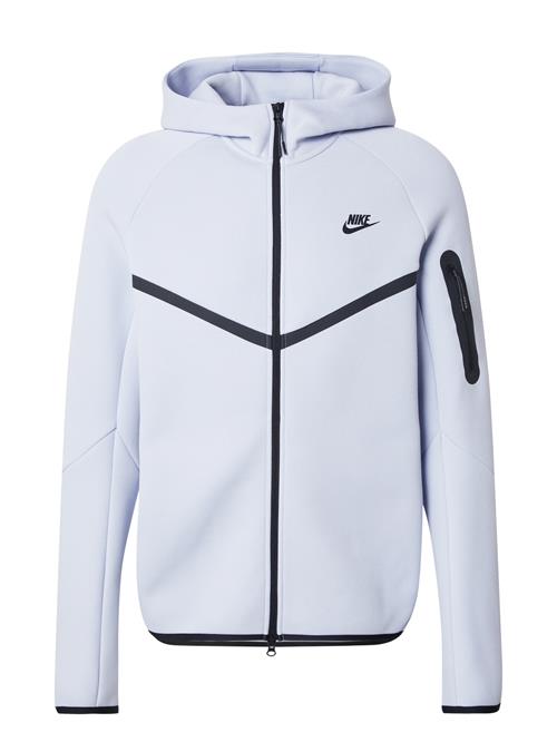 Nike Sportswear Sweatjakke 'Tech Fleece'  pastelblå / sort