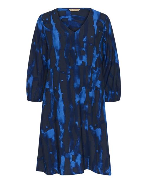 CULTURE Kjole 'Ashley Chaina'  lyseblå / mørkeblå