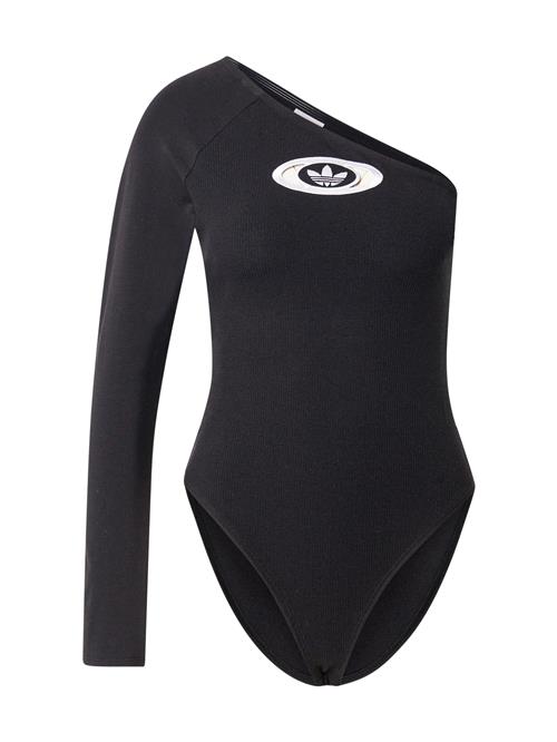 ADIDAS ORIGINALS Shirtbody 'CAMPUS'  sort / hvid