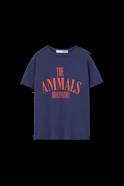 The Animals Observatory Pupfish T-shirt Deep Blue  Deep Blue 4 Y  Blå  4 år  unisex