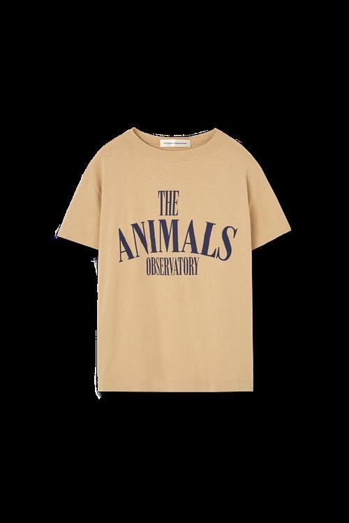 The Animals Observatory Pupfish T-shirt Soft Brown  Soft Brown 2 Y  Brun  2 år  unisex