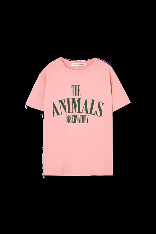 The Animals Observatory Pupfish T-shirt Soft Pink  Soft Pink 8 Y  Lyserød  8 år  unisex