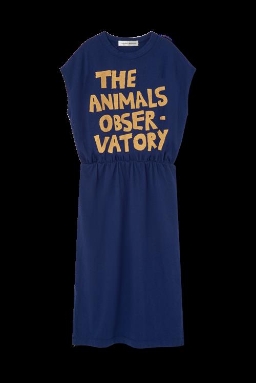 The Animals Observatory Orca Midi Kjole Deep Blue  Deep Blue 8 Y  Blå  8 år  kvinde