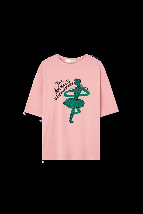 The Animals Observatory Collie T-shirt Soft Pink  Soft Pink 3 Y  Lyserød  3 år  unisex