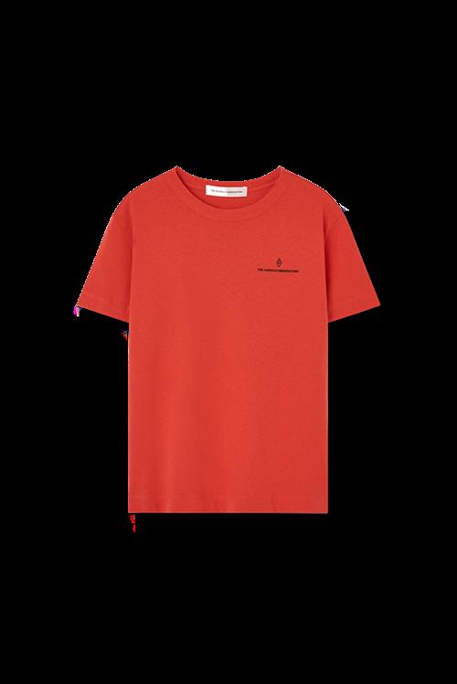 The Animals Observatory Rooster T-shirt Red  Red 8 Y  Rød  8 år  unisex
