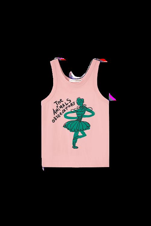 The Animals Observatory Frog Tank Top Soft Pink  Soft Pink 6 Y  Lyserød  6 år  kvinde