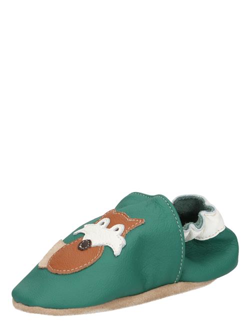 BECK Hjemmesko 'Fuchs'  beige / karamel / jade / hvid