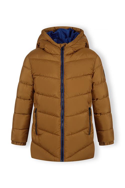 MINOTI Vinterjakke  blå / lysebrun / sort