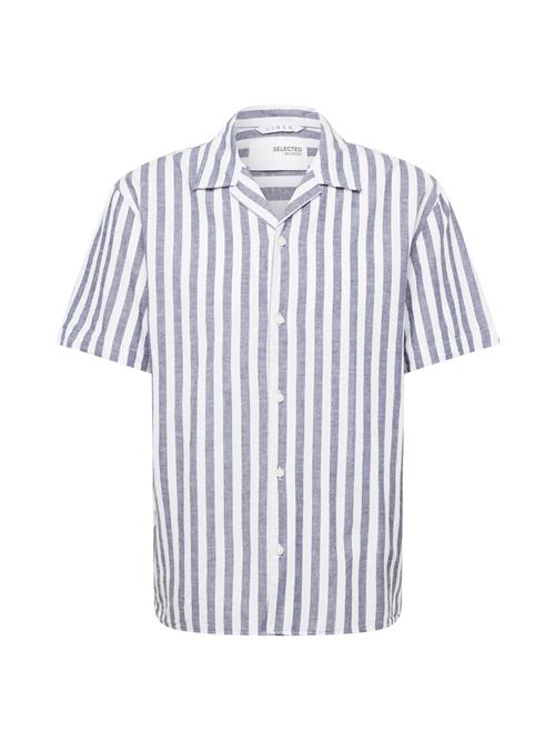 SELECTED Skjorte  dueblå / hvid