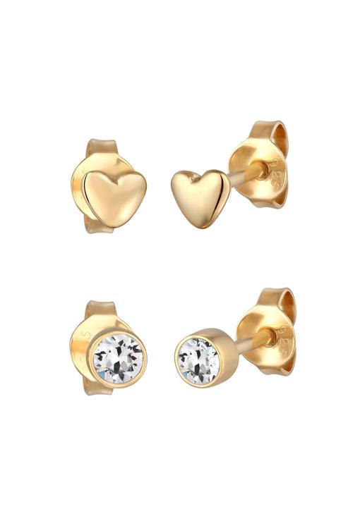 ELLI Øreringe 'Herz'  guld