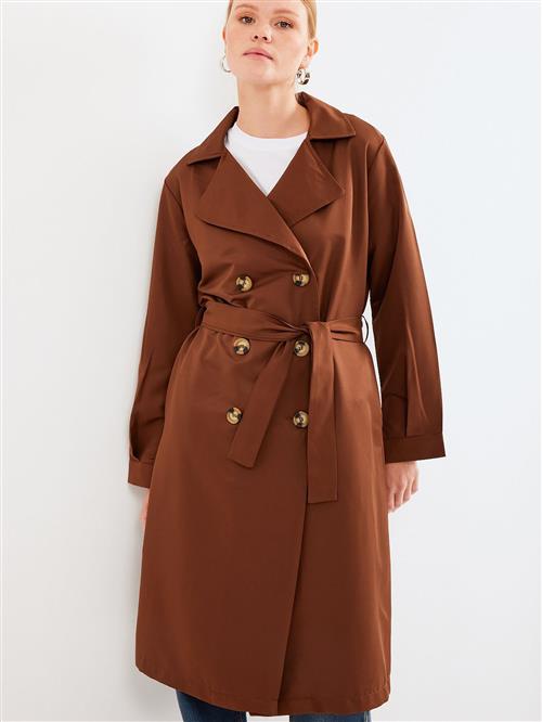 Bigdart Overgangsfrakke  kastaniebrun