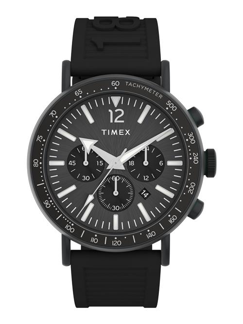 TIMEX Analogt ur  sort / sølv / hvid