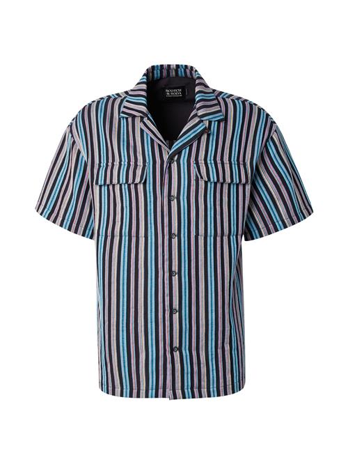 SCOTCH & SODA Skjorte  navy / aqua / lyseblå