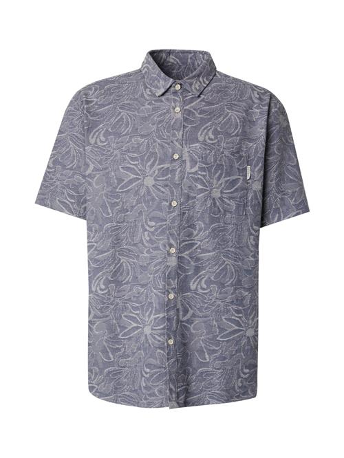 Iriedaily Skjorte 'Santo'  safir / dueblå / hvid