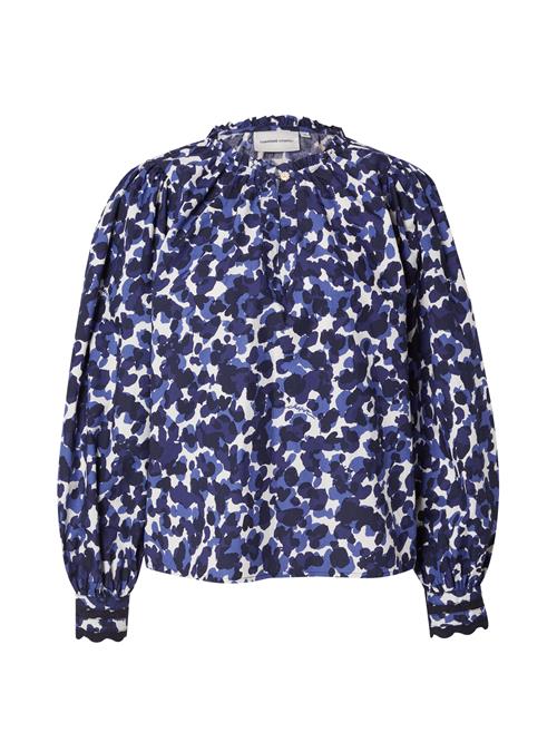 Fabienne Chapot Bluse  navy / ensian / hvid