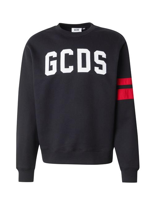 GCDS Sweatshirt  rød / sort / hvid