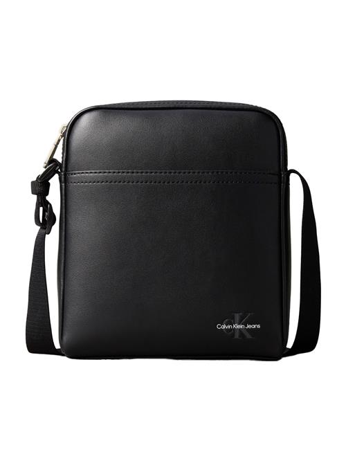 Calvin Klein Skuldertaske  mørkegrå / sort / hvid