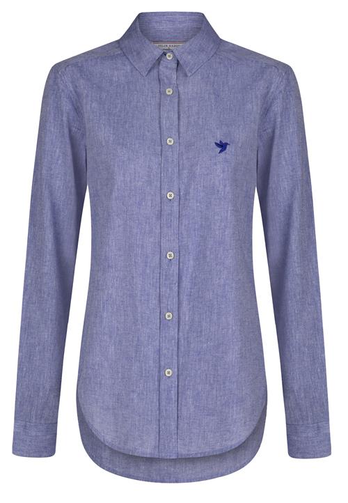 Felix Hardy Bluse  mørkeblå / blå-meleret