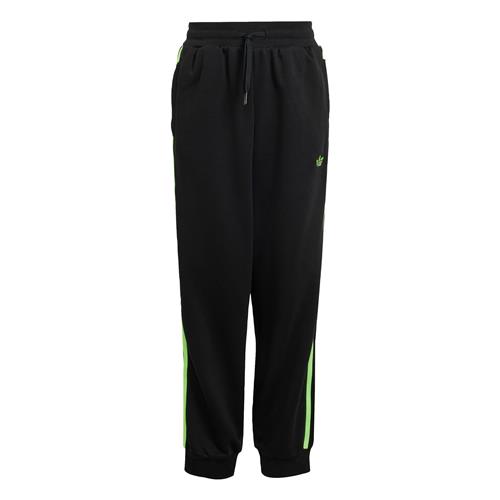 ADIDAS ORIGINALS Bukser 'Loose 3-Stripes'  græsgrøn / sort