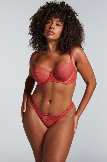 Hunkemöller Brasiliansk trusse Lorna Rød