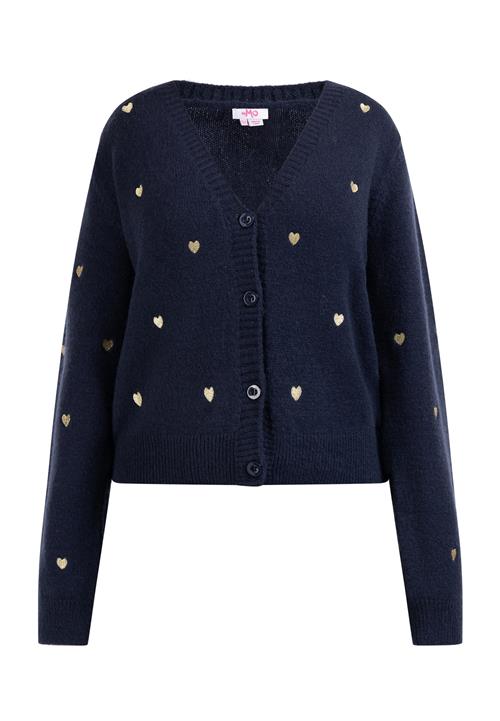 MYMO Cardigan 'Nolie'  navy / guld