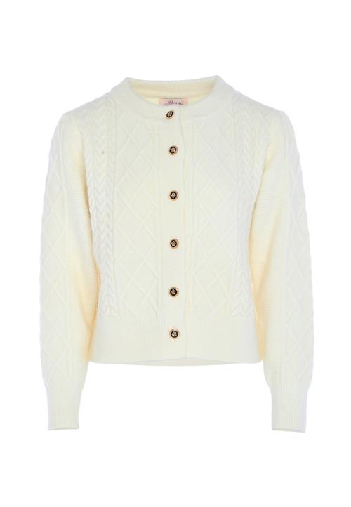 aleva Cardigan  uldhvid