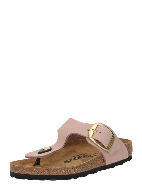 BIRKENSTOCK Klipklappere 'Gizeh Lenb'  guld / rosé / sort