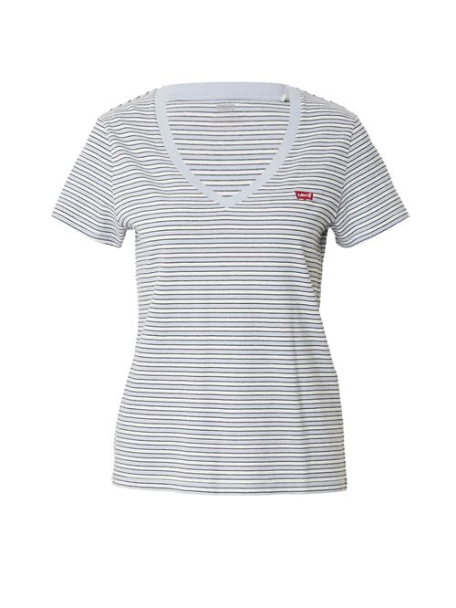 LEVI'S ® Shirts 'Perfect V-Neck Tee'  navy / lyseblå / hvid