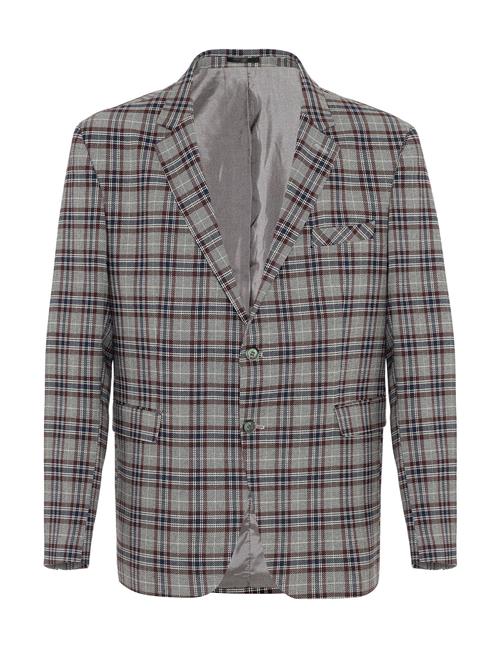 Daniel Hills Jakke  navy / grå / burgunder