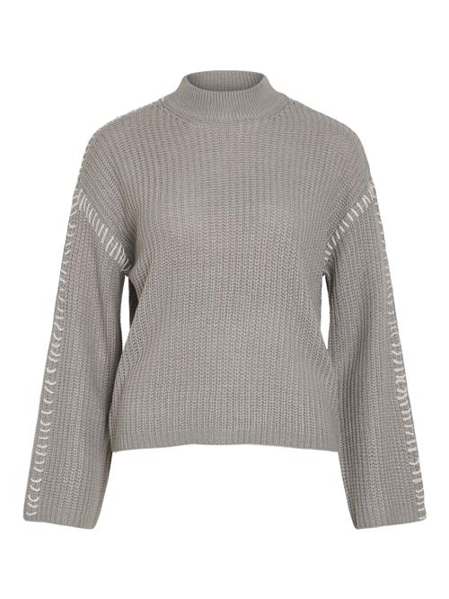 VILA Pullover 'Sigga'  grå / hvid