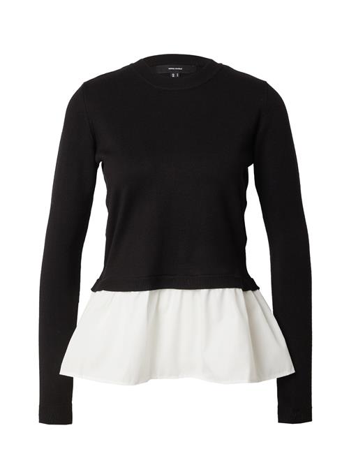VERO MODA Pullover 'JOSE'  sort / hvid